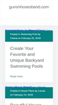 Mobile Screenshot of gunsnhosesband.com